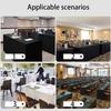 Solid Color Stretch Tablecloth 6FT Rectangular Table Skirts Exhibition Table Decor  Wedding Party