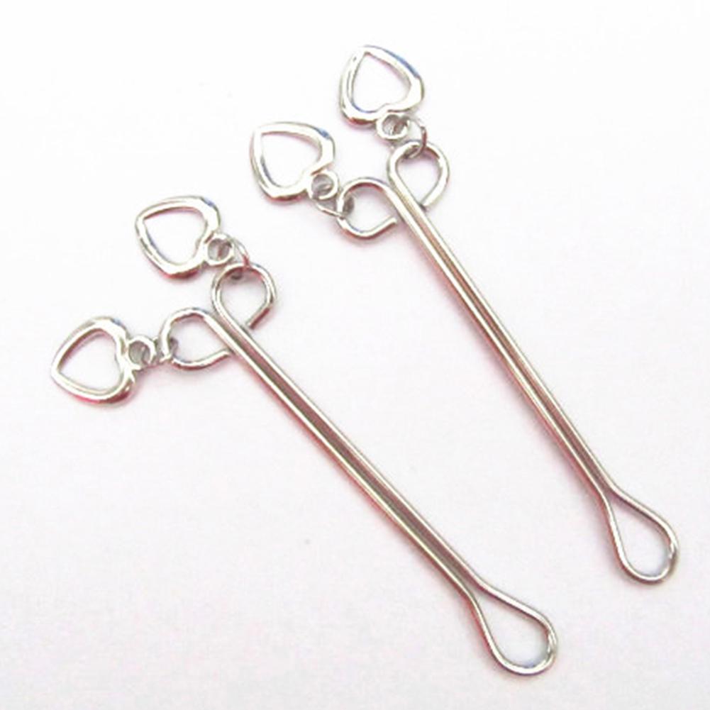 Heart Breast Labia Clip Couple Nipple Sex Clamps Toy