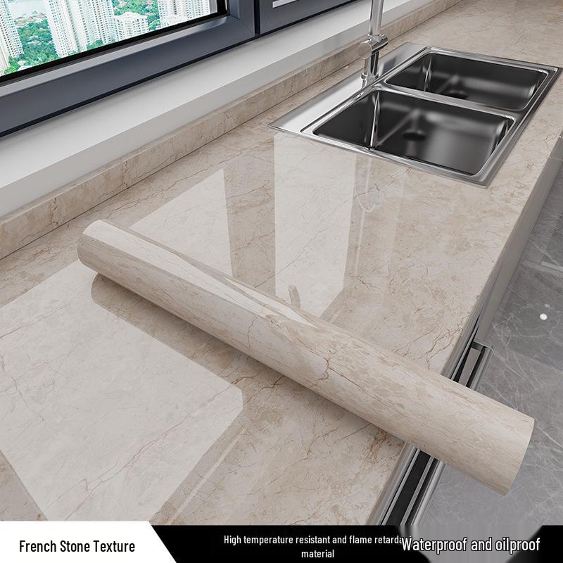 Eco-Friendly Kitchen Anti-Oil Stickers: Self-Adhesive, Waterproof, Heat-Resistant Tile and Stove Top Renovation Wallpaper.