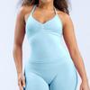 Women's tank tops shapewear fit sexy body shaper yoga fitness sportwear