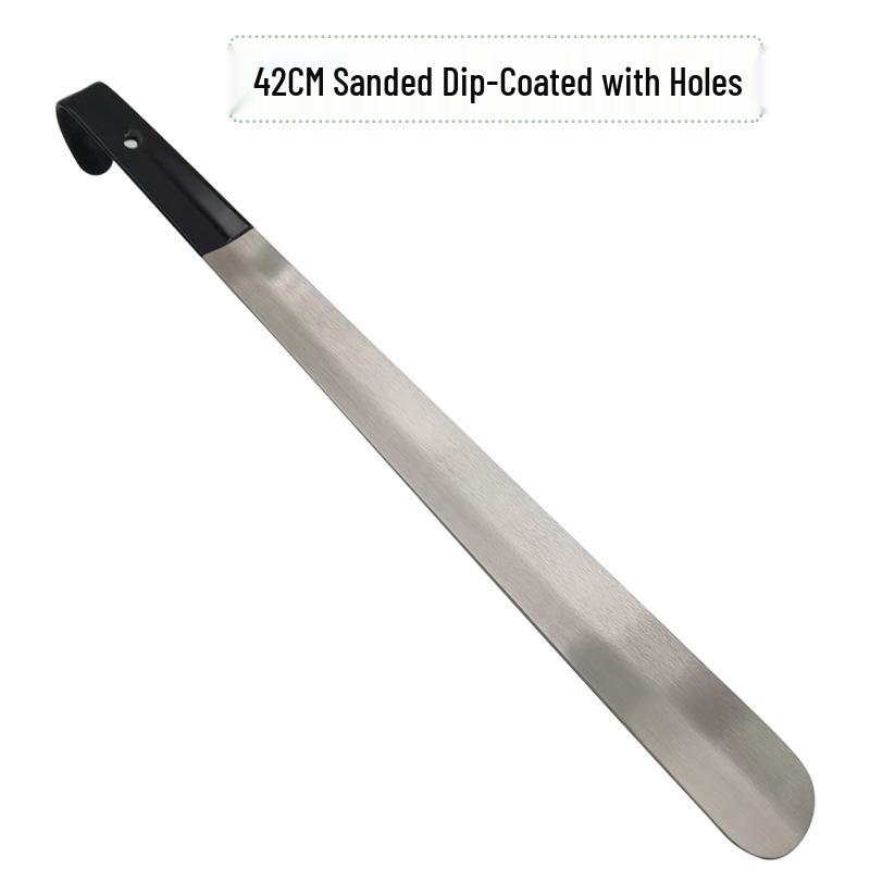 42CM Nerezová ocel Plastem potažená Lžíce na boty - Snadný Nástroj pro Obouvání/Zouvání pro Těhotné Ženy