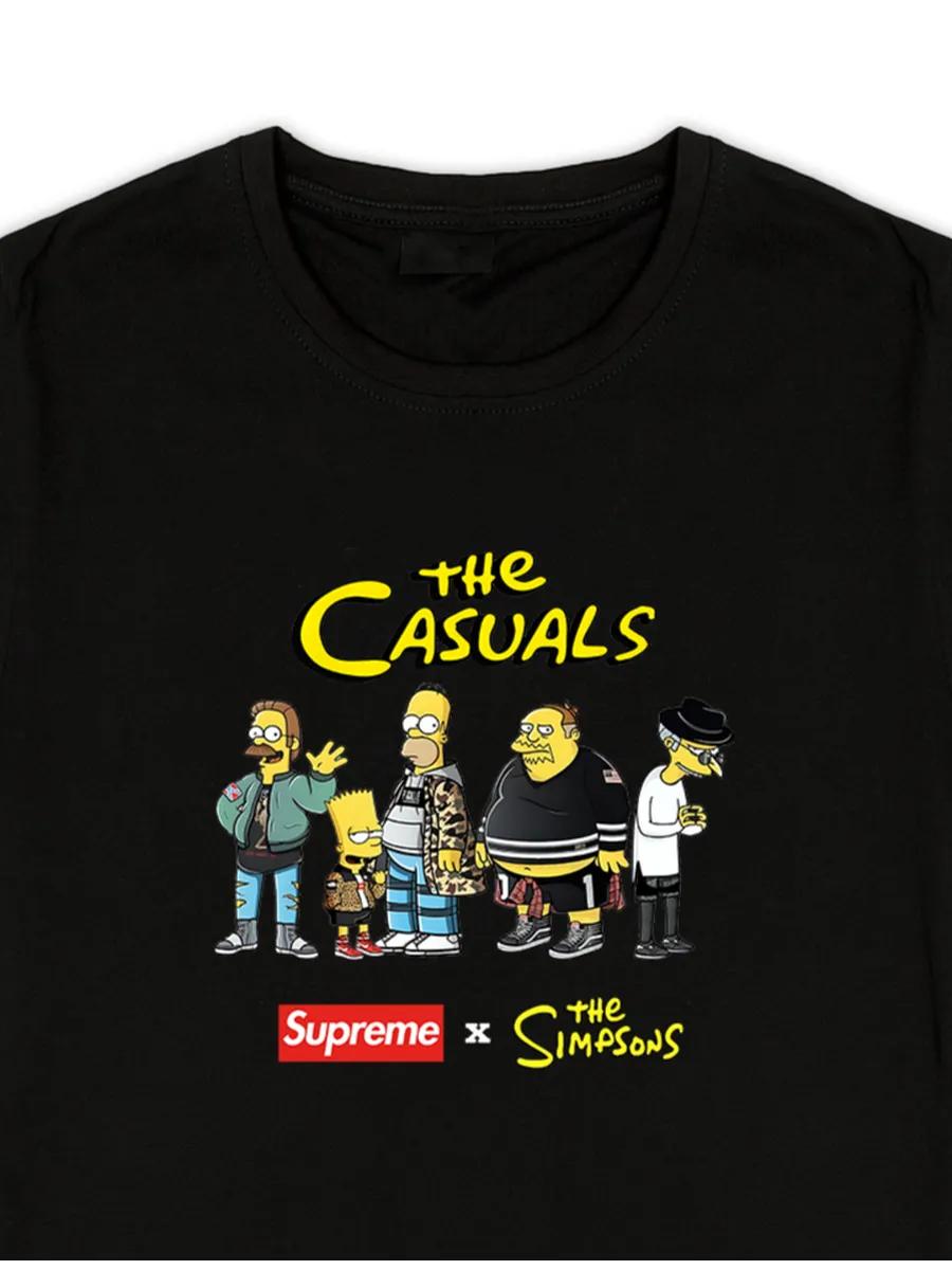 Футболка Supreme The Simpsons the casuals 4XL