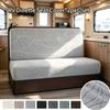 1set Jacquard RV Dinette Sofa Seat Cushion Cover Stretch Armless Couch Slipcovers Elastic Anti-dirty Camper Car Bench Slipcover