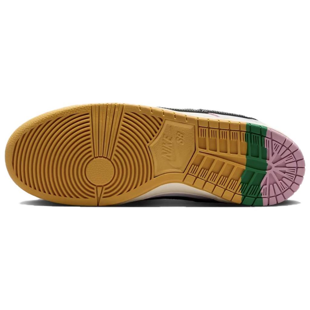 Sneakers Unisex da Uomo CSEF x Nike Dunk Low SB Bianco Verde Smeraldo Summit-White Nero Grigio Ferro HJ4132-100