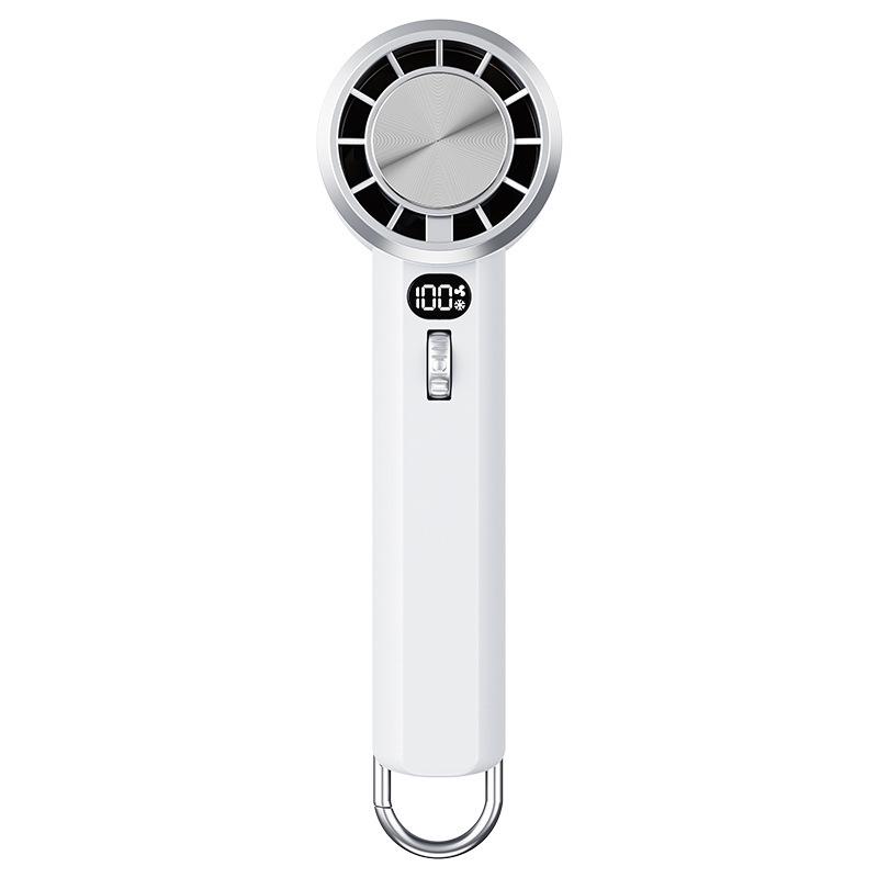 100-Speed USB Rechargeable Handheld Turbo Cooling Fan for Outdoor and Mountaineering