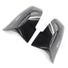 Car Rearview Mirror Shells Side Wing Mirror Cover Cap Carbon Fiber Style Pair Replacement For BMW F32 F30 F31 F33 F36