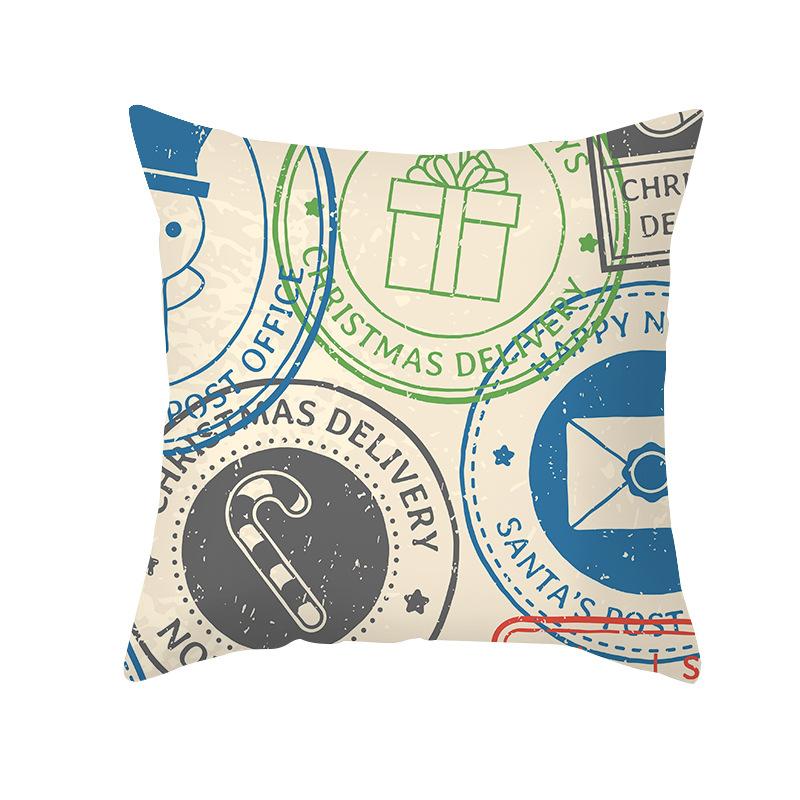 Nordische Weihnachtskissenbezug Schwarz Gold Serie Pfirsichhaut Kissenbezug Büro Sofa Kissenbezug Zuhause