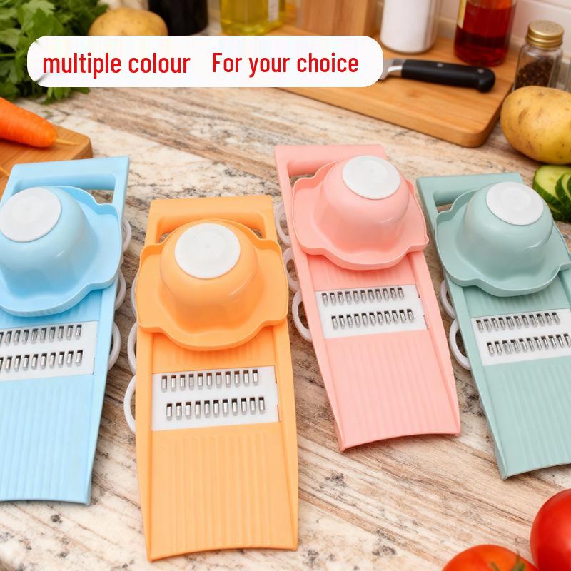 Stainless Steel Multifunctional Vegetable Cutter & Grater with Potato Peeler