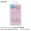 Stainless Steel Pointed Cuticle Scissors - Professional Manicure Tool for Delicate Skin Removal.