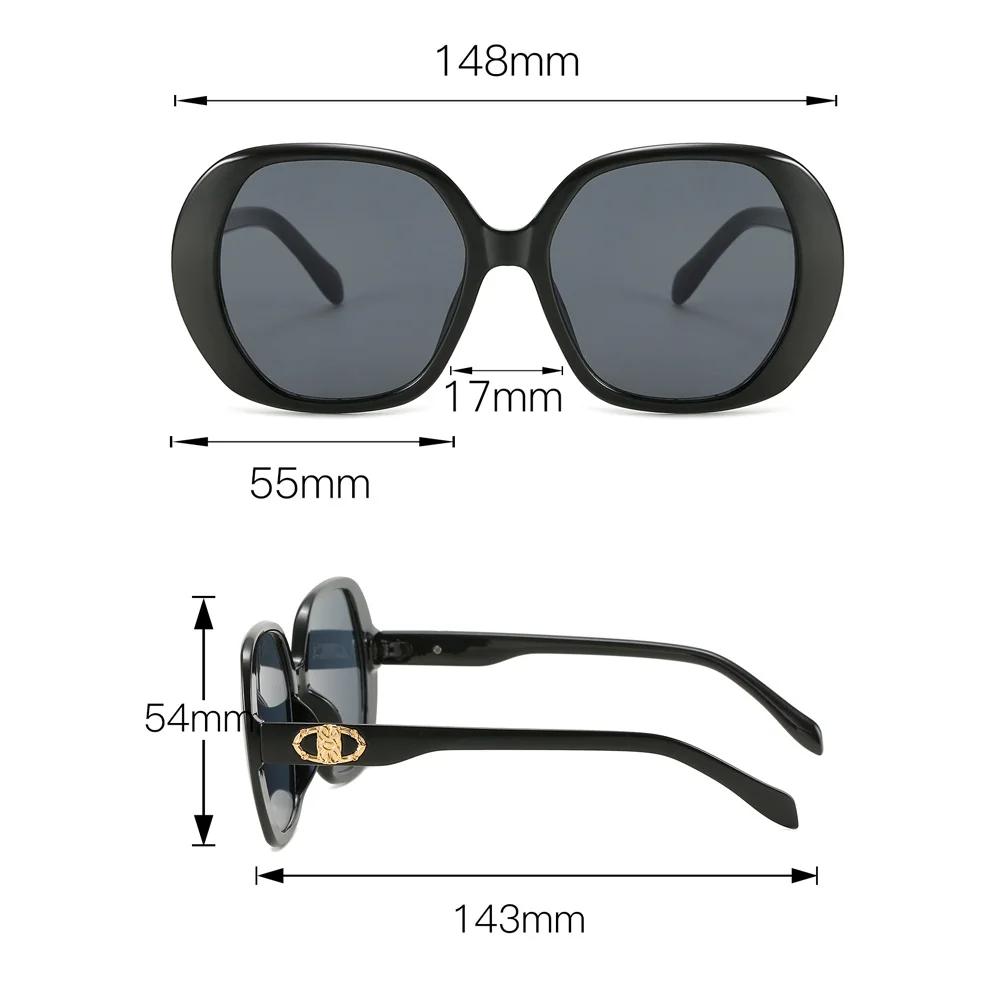 Retro Oval Sunglasses For Women Men Luxury Fashion Brand Female Sun Glasses Punk Unisex Stylish Shades Uv400 Colored Glasses