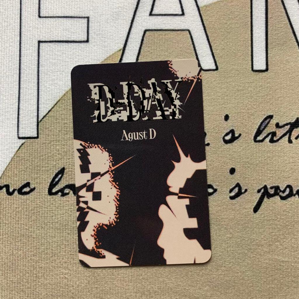 [USED] BTS Yoongi AgustD D-DAY Seoul Concert Limited Edition Bonus Trading Card