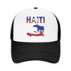 Haiti Flag Map Haitian Pride Mesh Baseball Caps Unisex Sport Trucker Worker Cap  Hat Adjustable Summer Trucker Hat
