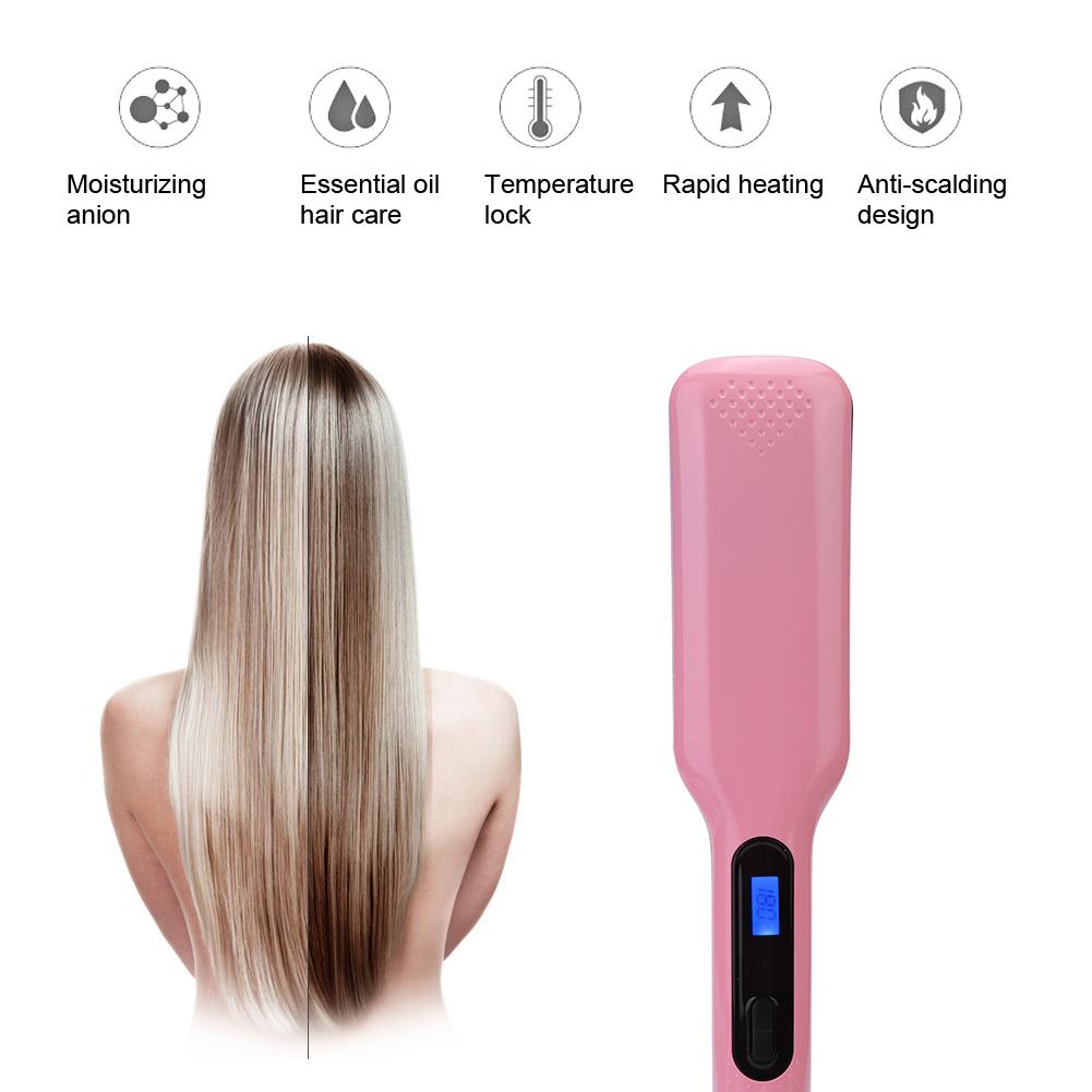 Portable Hair Straightener Hair Curler Fast Heating Hairstyling Tools
