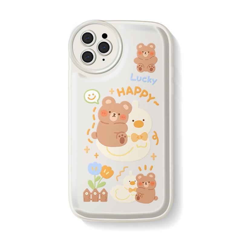 

Zhitai Creative Cartoon Air Cushion Case for iPhone 15/14/12/11 iPhone X/XS