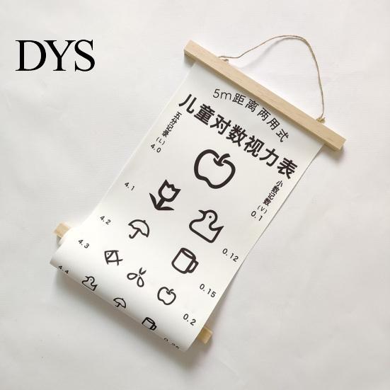 Eye Chart Multipurpose Waterproof Standardized Clear Printing Accurate Reading Vision Exam Test Thicken Adults Kids Wall Visual Acuity Canvas Painting