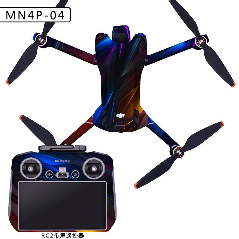 PVC Stickers For Mini 4 Pro Protective Film Waterproof Remote Decals Full Cover Skin For DJI Mini 4 Pro Drone Accessories
