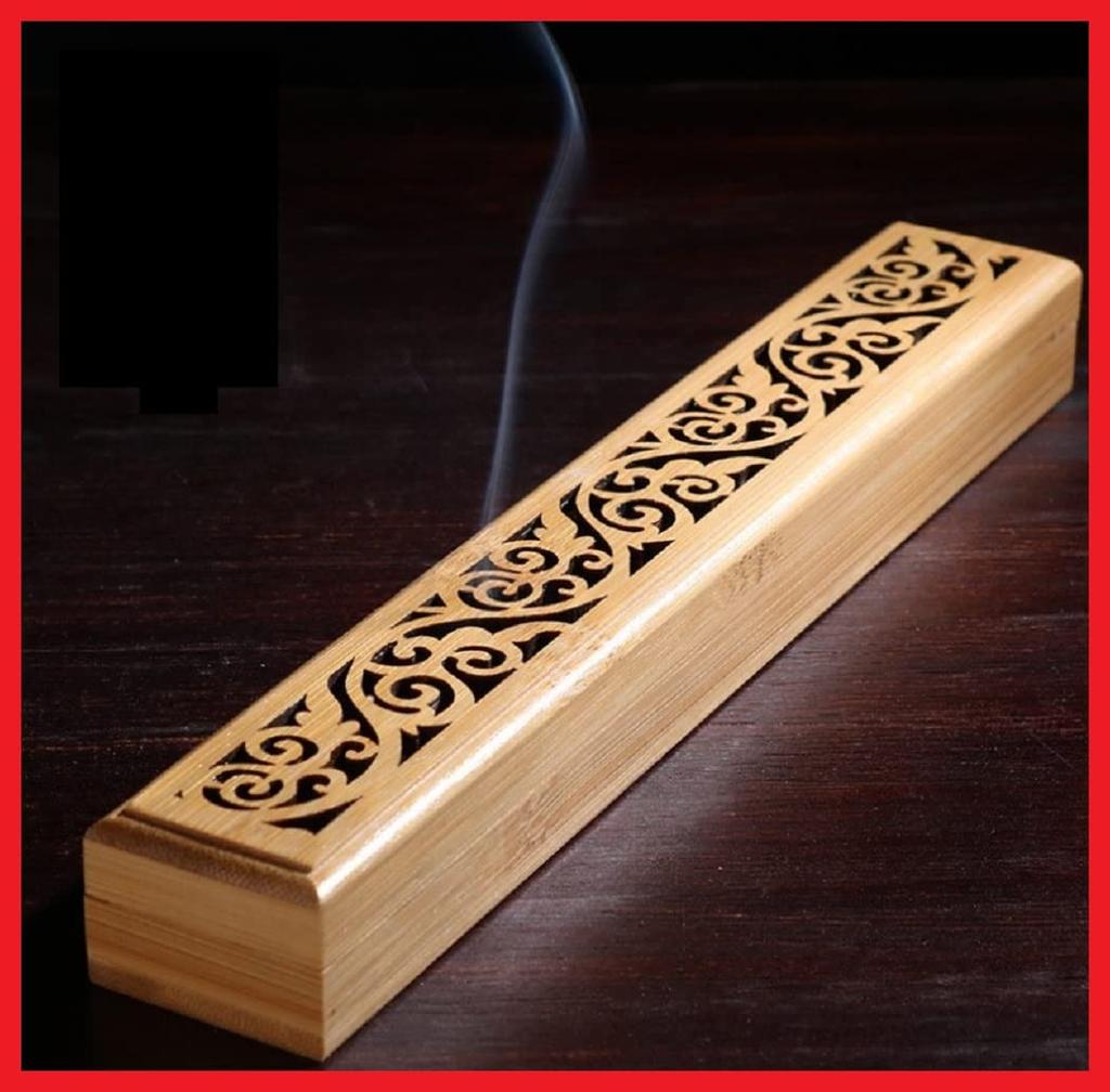 Kimed Incense Holder, Horizontal Incense Burner, Incense Burner, Incense Dishes, Non-Flammable Sheet, Bamboo, for Buddhist Altars, Japanese Style,