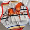 Luxury Horse Print Silk Square Scarf Women Soft Satin Hairband Neckerchief Office Hijab Headband Foulard Bag Ribbons Gift