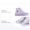High Top Kids Canvas Shoes Kids Sneakers Purple A08117C
