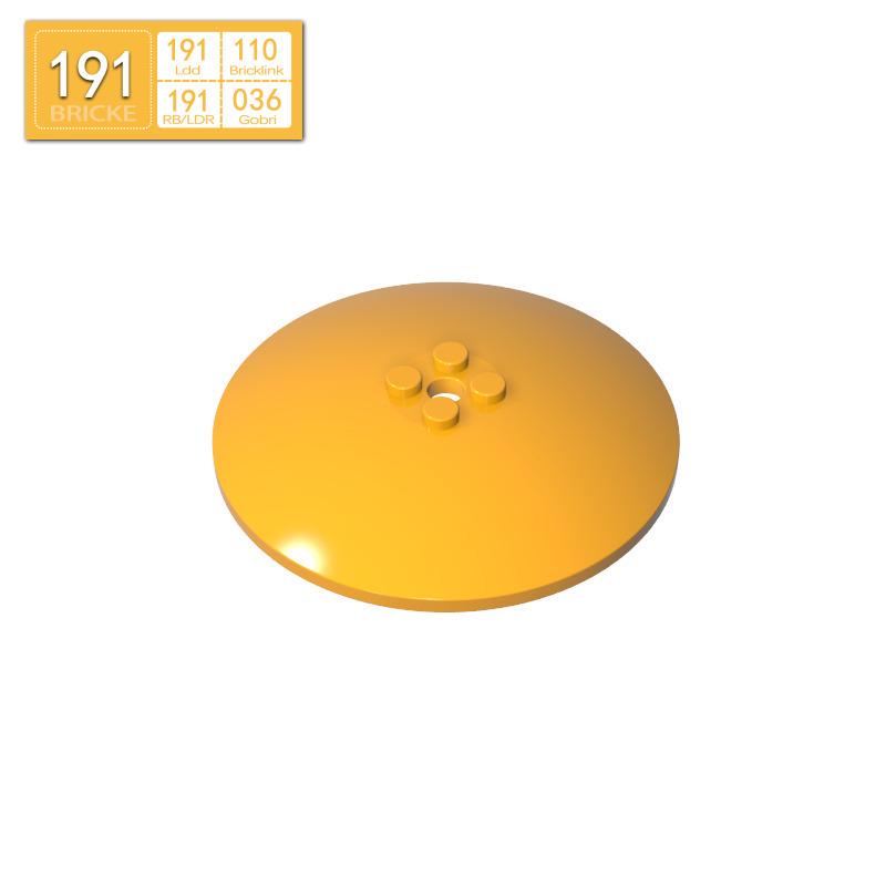 

BRICKE Compatible Round Plate for LEGO 3961 18859 MOC, DIY Building Blocks. Piece