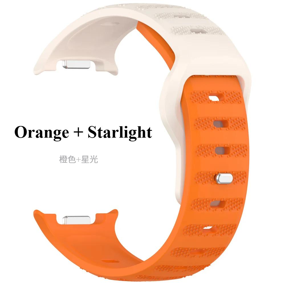 Řemínek pro Samsung Galaxy Watch 8 Classic 46mm Odolný silikonový náramek Nastavitelný náramek se skrytou sponou pro Galaxy Watch 40mm 44mm