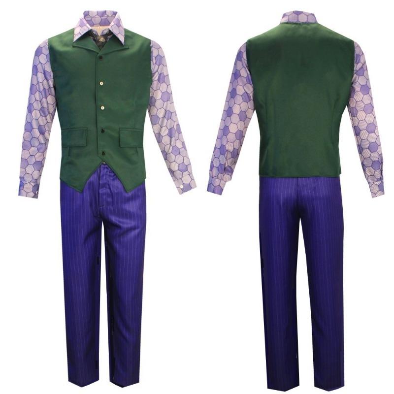 Suit Batman Dark Knight Heath Ledger Joker Men's Clothing Suit