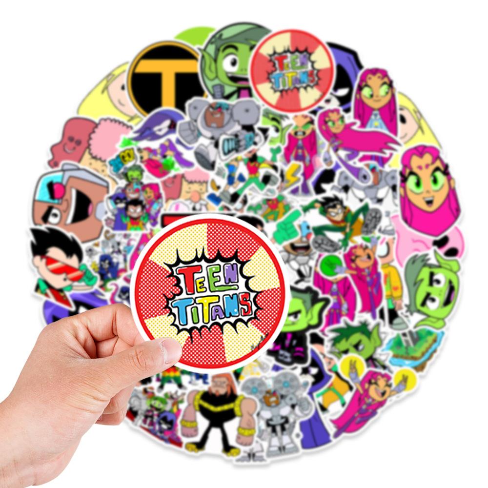 50 Anime Teenager Titan Graffiti Stickers Car Suitcase Computer Mobile Phone Decoration Stickers