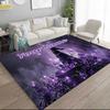 1PC Custom Name Purple Magic Potion Theme Floor Mat Ideal for Living Room, Game Rooms, Office, Bedroom,Floor Mat Playful Design