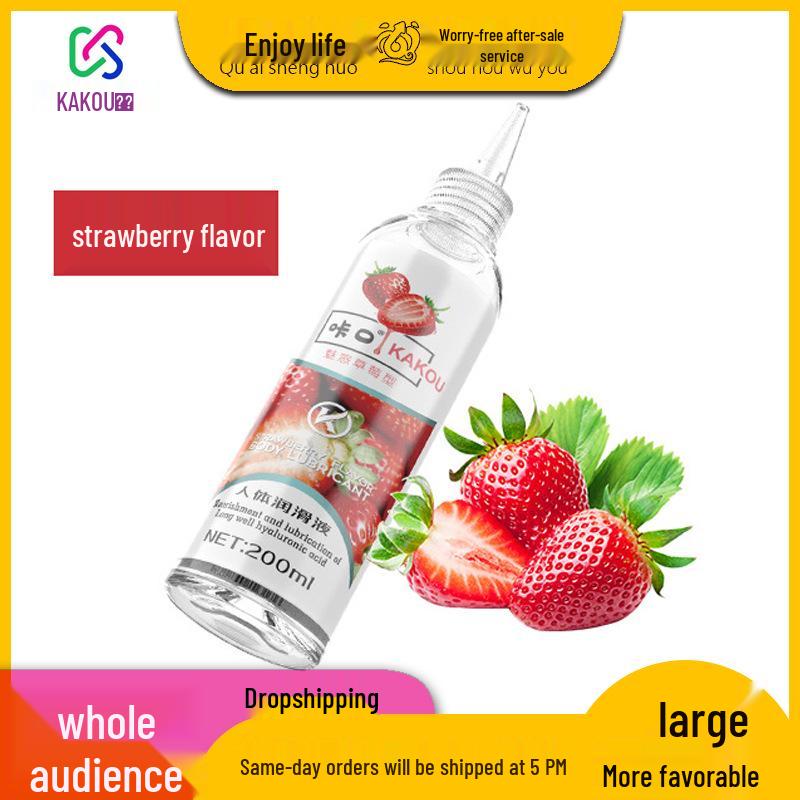 Kakaokou 200ML Fruit-Flavored Couple's Body Lubricant - Adult Erotic Product