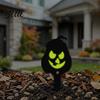 Outdoor Lighted Decorations 9Pcs Halloween Pumpkin Ghost Garden Stake 2D Acrylic Yard Decor Fun Gifts for Gardeners Lawn Path Spooky Sign Festival