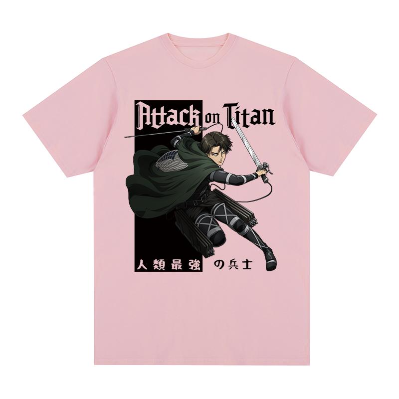 Attack On Titan Rival AckerUnisex Levi Vintage Tshirt Hip Hop Streetwear Graphic Cotton Unisex T shirt New Tee Tshirt Womens Tops