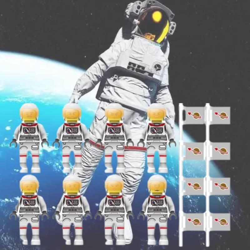 Astronaut Space Building Blocks Toys Set With Diy Assembly For Play Educational