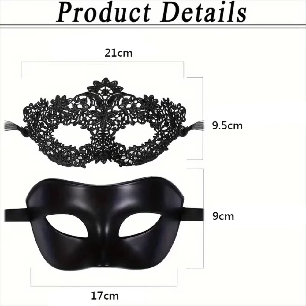 Elegant Half Face Masquerade Mask Black Hollow Venetian Mask Lace Eye Mask Carnival