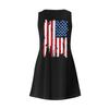 Women's Print Dress, Vest, Skirt With Pockets, Beach Skirt, V-Neck Vest Skirt Vest Skirt