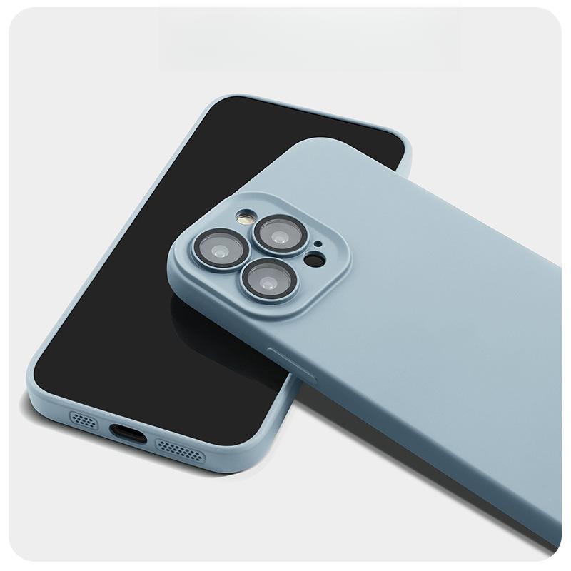 Flüssige Silikon-Objektivfolie ist geeignet für Apple 14ProMax Handyhüllen, iPhone13 Sturzsichere 12 Einfache Schutzhüllen