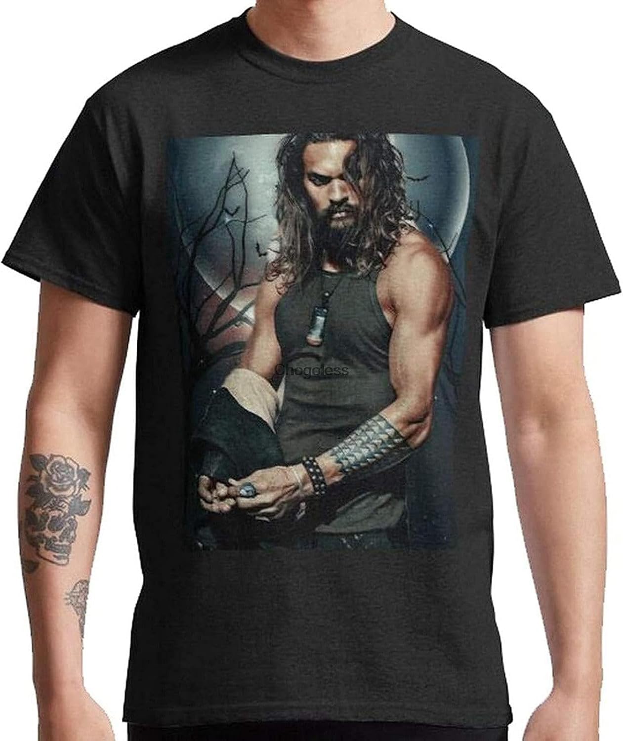 Jason Momoa Men T Shirt Unisex Men T Shirt Tank Top SweaMen T Shirt Long Sleeve Hoodie for Men XS чёрный