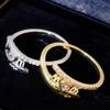 New Mom Hollow Heart Diamond Ring with Cross Design - Mother's Day Special