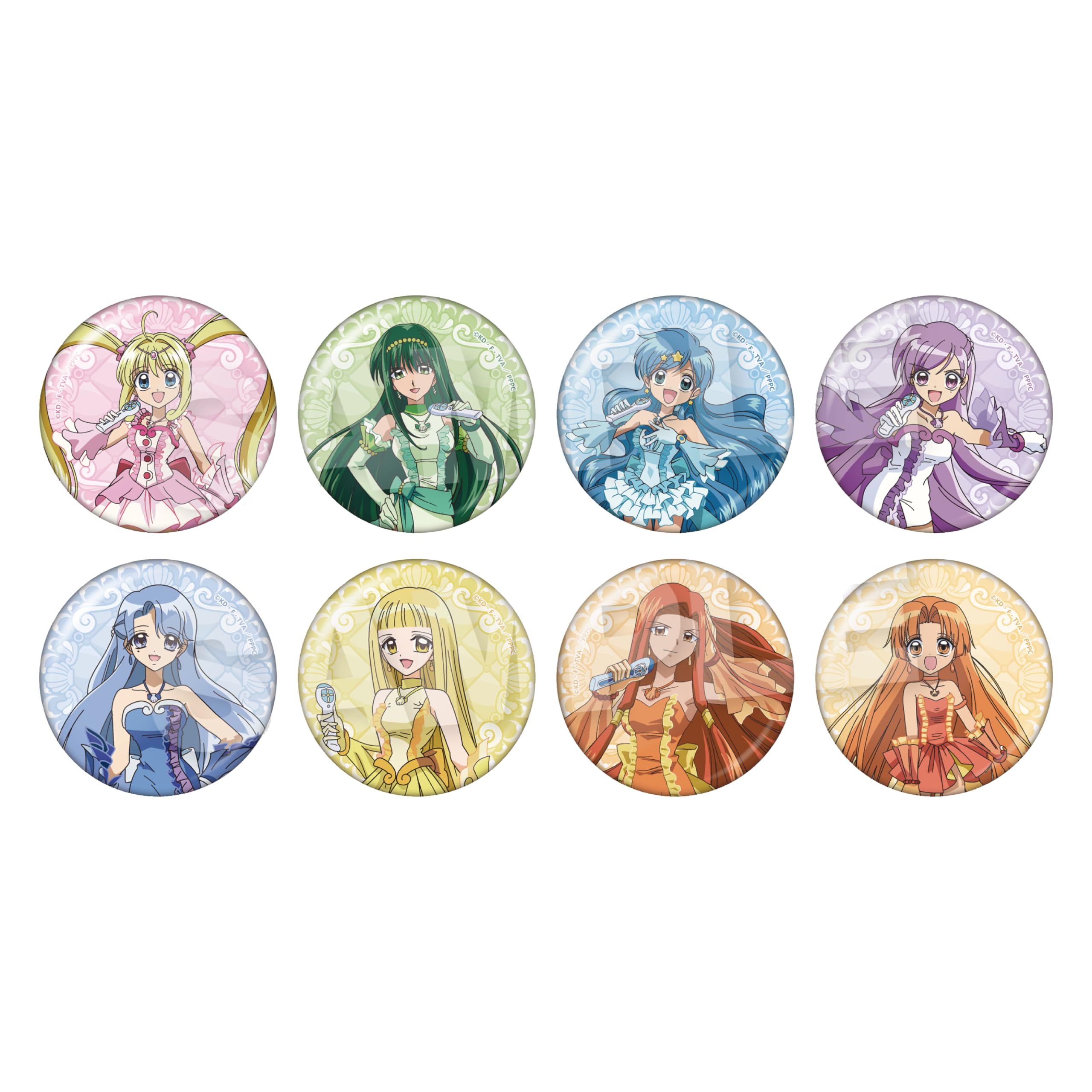 

ТВ Аниме Пичи Торговые Жестяные Значки Чистая Коробка из 8 Версия Мичи Пич