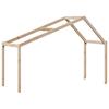 VidaXL Bed Roof for Children 213x85.5x144.5 Cm Solid Pine Wood, Bed Roof, Bed Canopy for Child, Roof for 846937