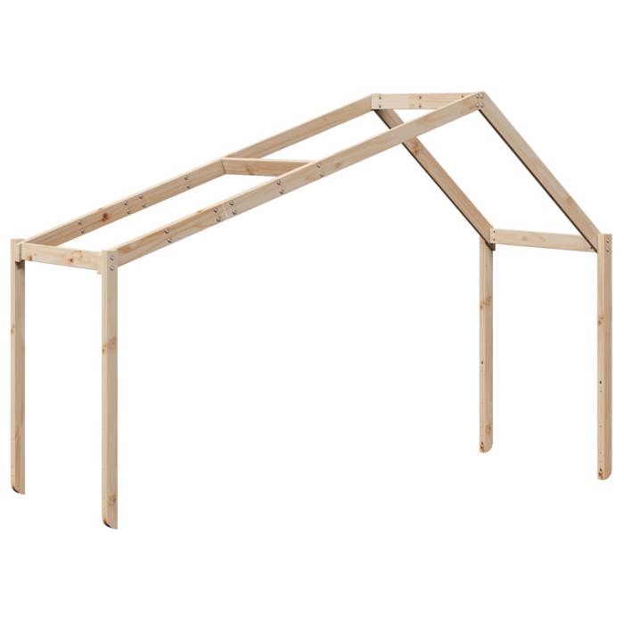 VidaXL Bed Roof for Children 213x85.5x144.5 Cm Solid Pine Wood, Bed Roof, Bed Canopy for Child, Roof for 846937