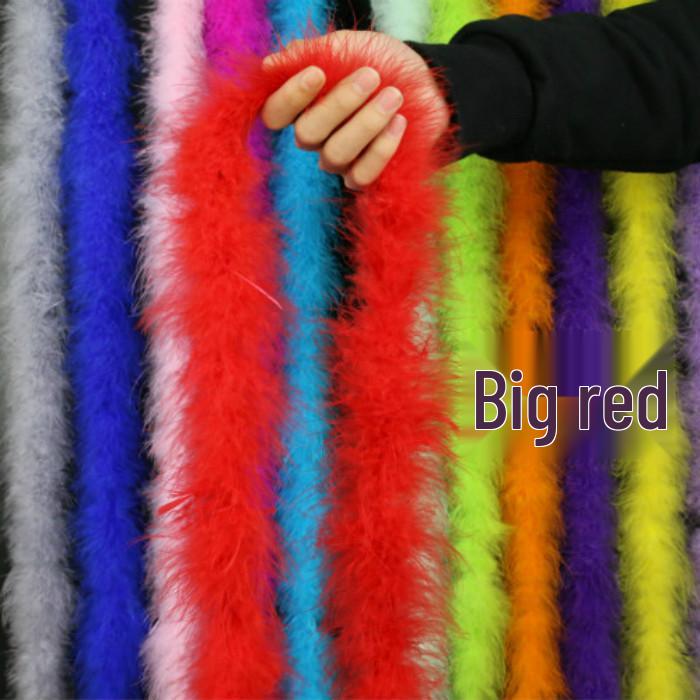 Spielraum: 2m bunter Federstab Katzenspielzeug - Haustierspielzeug, DIY Kopfschmuck, Kleidung, Festivaldekoration
