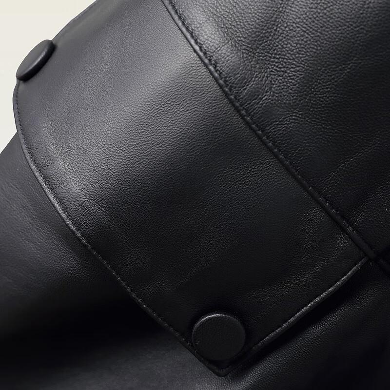 Elegant Women's Round Neck Faux Leather Vest