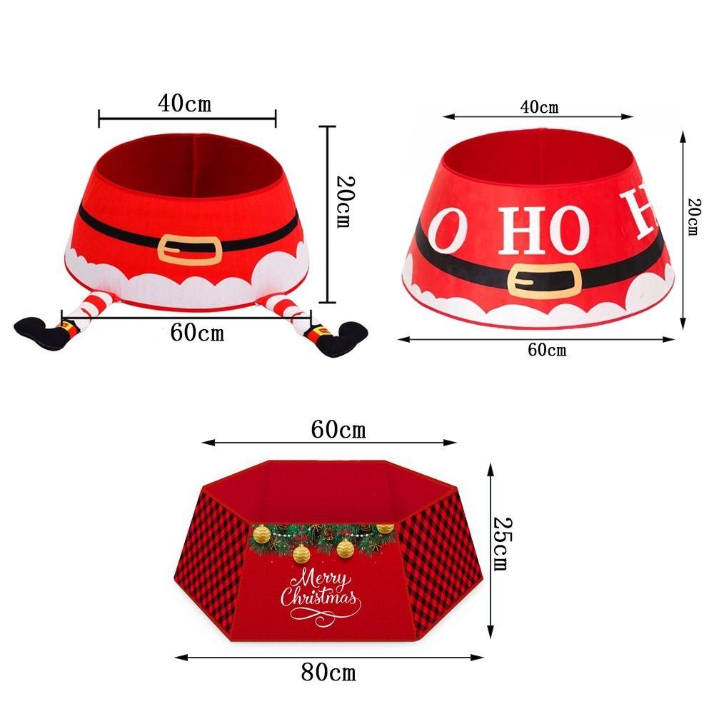 Party Decor Christmas Tree Skirt Happy New Year Snowman Santa Elk Carpet Floor Mat Merry Christmas Home Supplies