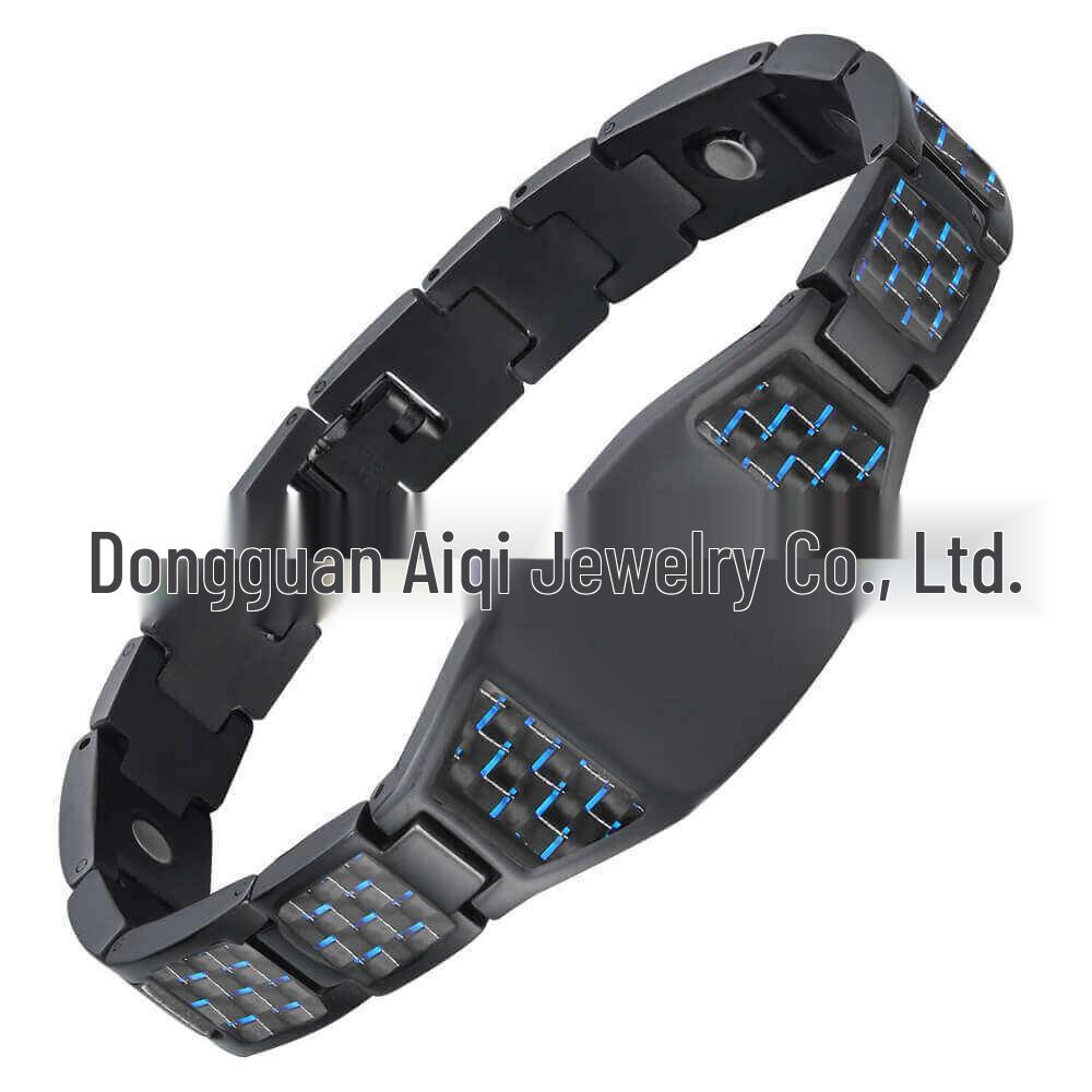 Herren 4-in-1 Magnetisches Titan- & Edelstahl Germanium Energiearmband