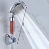 Functions High Pressure SPA Shower Head Water Saving Handheld Rainfall Bathroom Accessory Anion Filter Shower for Bathroom Decor