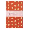 KOMESICHI Iroha Tenugui Hand Made In Persimmon No Fray 90 X 33 Cm Kinmame-shibori (Japanese Towel), 100% Cotton, Japan, Tea, Prevention,