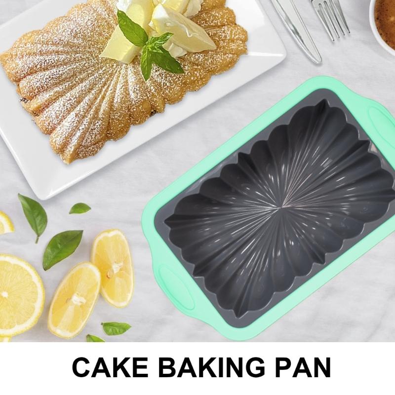 Convenient Cake Molds Flower Silicone Baking Pans Baking Molds Baking Cake Pans Suitable for Cake Dessert Baking