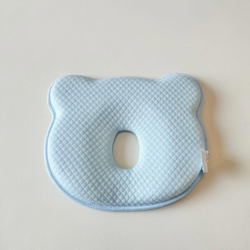 Baby Kopfformkissen Memory-Schaum Anti-Überrollen Säuglingskissen zur Vorbeugung & Korrektur des Flachkopfsyndroms Kleinkind Orthopäisches Positionierungskissen