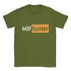 Cool Or Funny Men's T Shirts   Milf hunter Sticker Novelty Tees Short Sleeve O Neck T-Shirts Pure Cotton Gift Idea Clothing