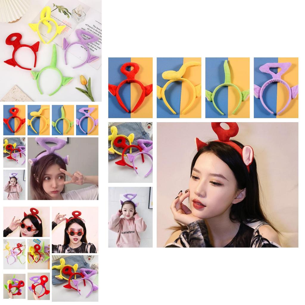 Teletubbies Plush Headband For Women Girls Soft Comfortable Party Headwear